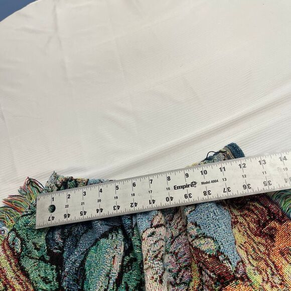 Angel Tapestry Upcycled Art To Wear Pants Size Small Medium See Measurements - Picture 2 of 6